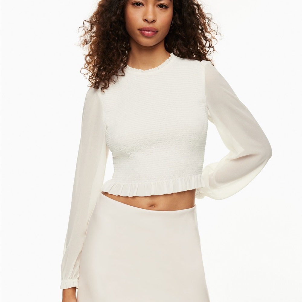 Aritzia • Tempest Blouse • Cream